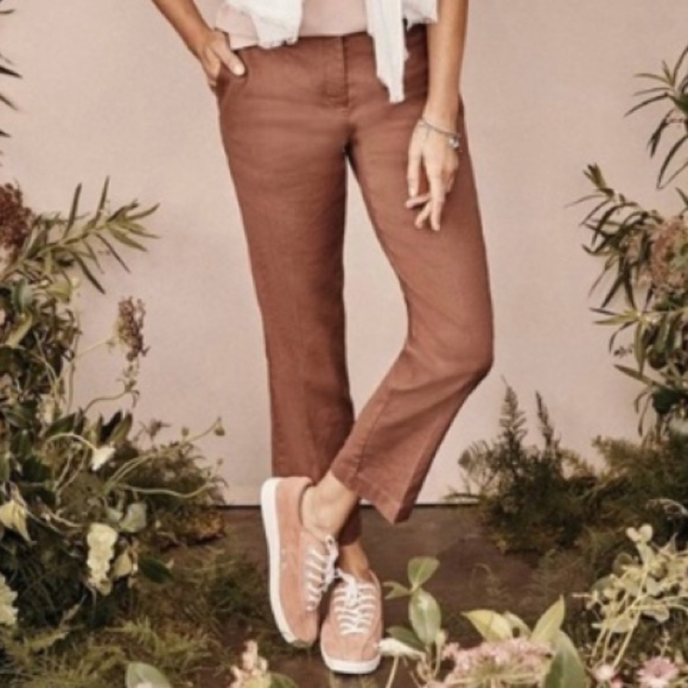 JJill Linen Stretch Pants Petite